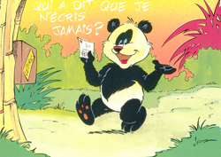 panda couleur